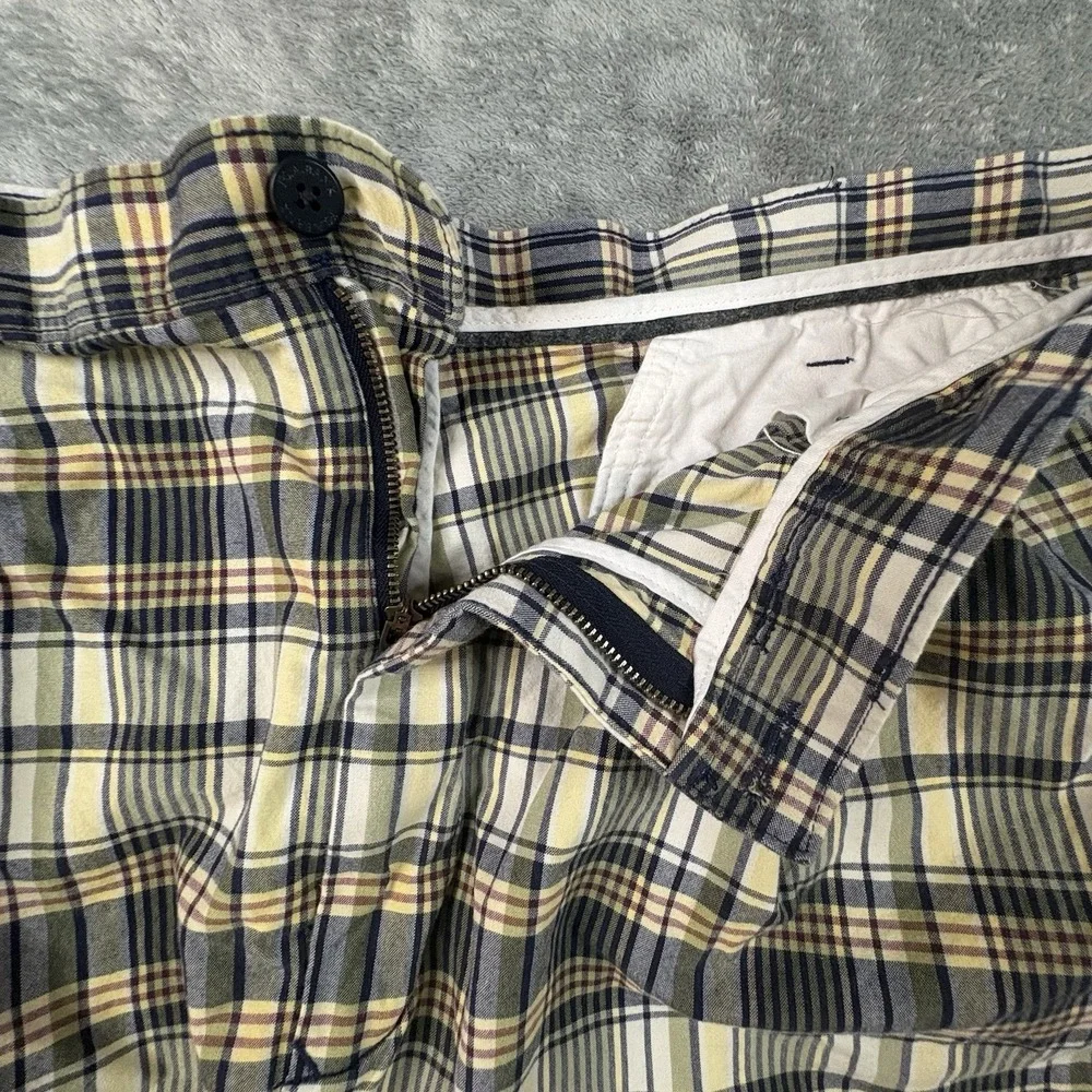 Jos A Bank Men's 42 Multicolor Plaid Madras Shorts Golf Casual Preppy SEE DESC